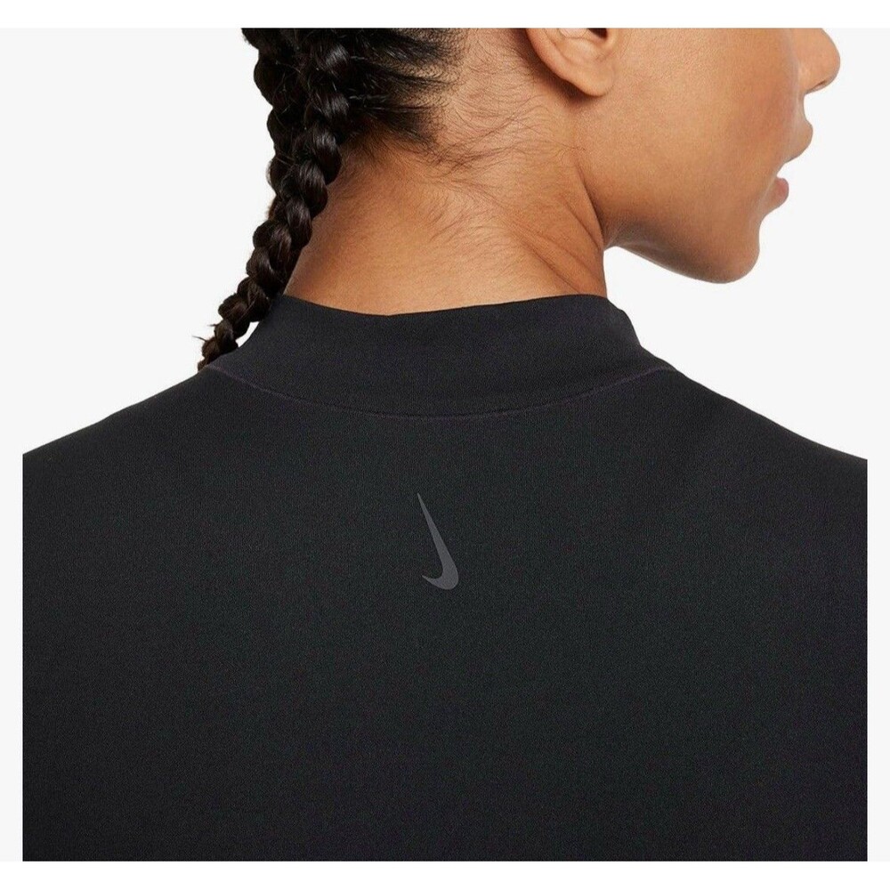 Nike Yoga Luxe Dri-FIT Women's Full-Zip Jacket, Size XS Smoke Gray /Black - Picture 10 of 16